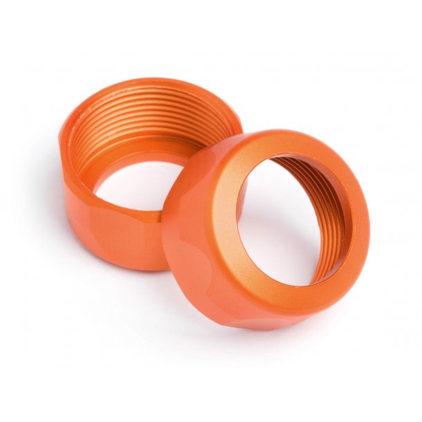 SHOCK CAP 20x12mm (ORANGE/2pcs) Baja 5B SS HPI