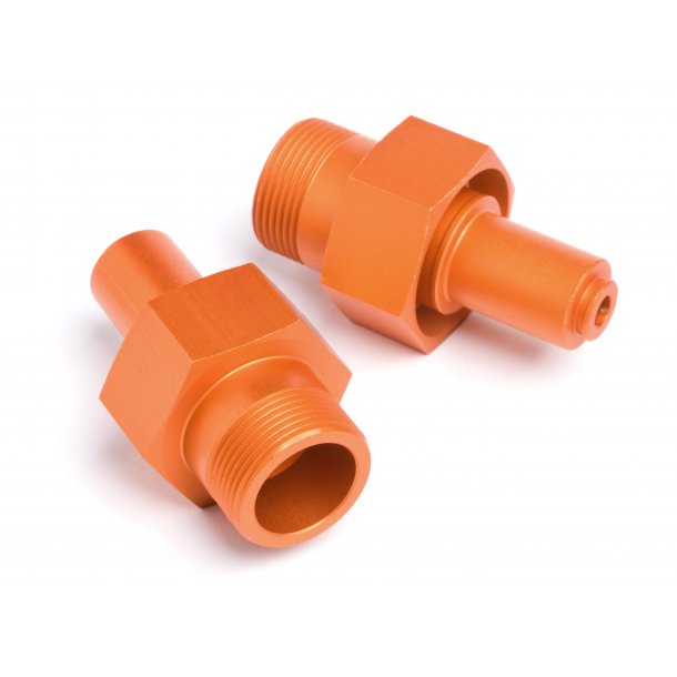 24mm FRONT HEX HUB (ORANGE/2pcs) Baja 5B SS/Standard Offset HPI