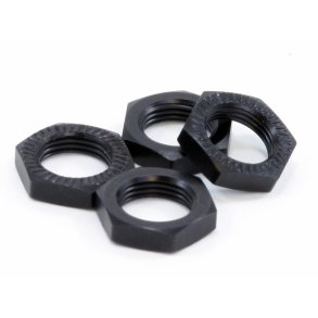 HPI HEAVY-DUTY WHEEL NUT 17mm (M12/BLACK/4pc HPI