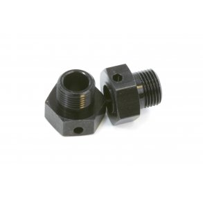 HPI 87534 EXTRA WIDE HEX ADAPTER (7.5mm/BLACK/2pcs) HELLFIRE HPI