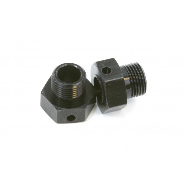 HPI 87534 EXTRA WIDE HEX ADAPTER (7.5mm/BLACK/2pcs) HELLFIRE HPI