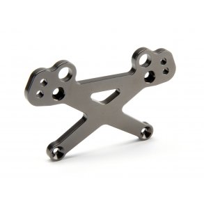 HD FRONT ALUMINIUM SHOCK MOUNT (7074/GUNMETAL) HD FRONT ALUM HPI