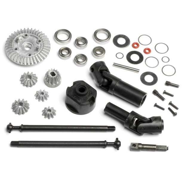 4WD CONVERSION KIT FOR WHEELY KING TRUCK 2WD Wheely King HPI