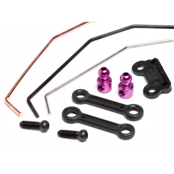 E10 SWAY BAR SET E10/1.2mm, 1.4mm, 1.6mm HPI