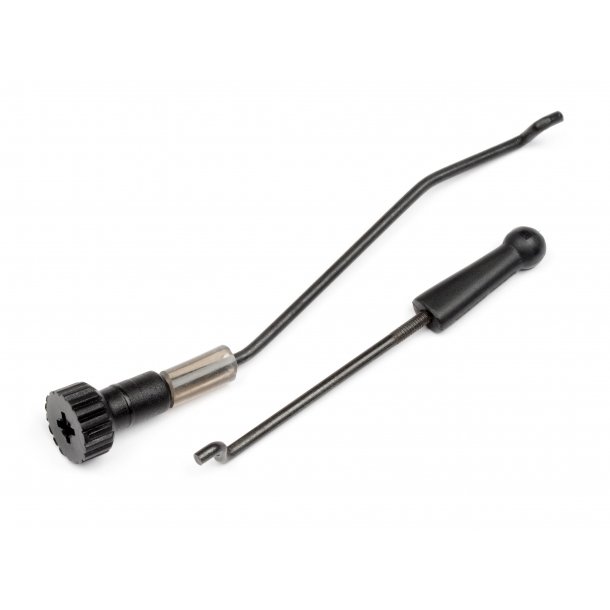 THROTTLE ROD/BRAKE ROD SET THROTTLE/BRAKE HPI