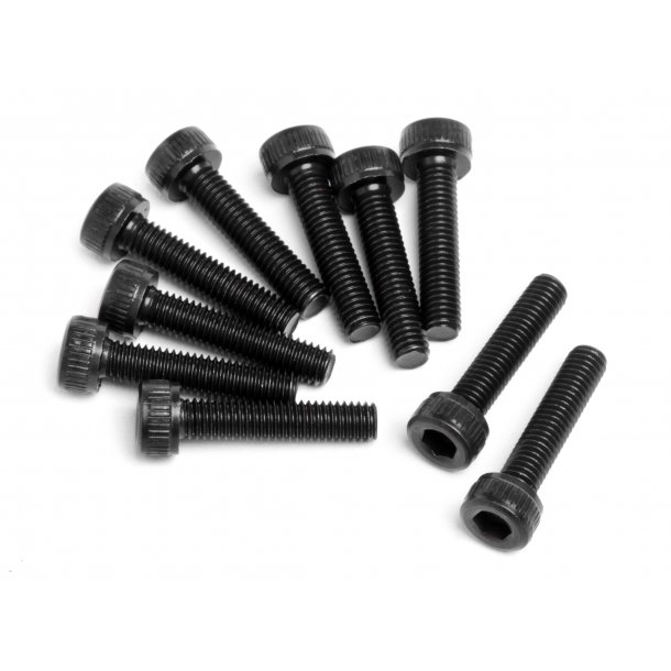 CAP HEAD SCREW M3x14mm (10pcs) 2.5mm Hex Socket HPI