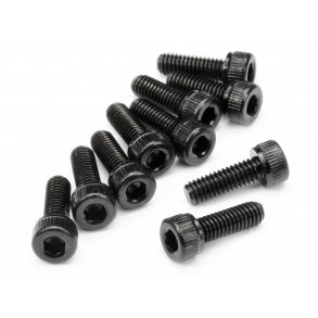 CAP HEAD SCREW M4X12MM (10PCS) 3.0MM HEX SOCKET HPI
