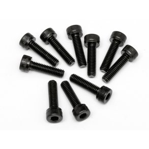 CAP HEAD SCREW M4X15MM (10PCS) 3.0MM HEX HPI