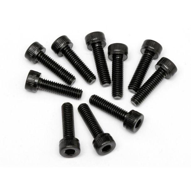 CAP HEAD SCREW M4X15MM (10PCS) 3.0MM HEX HPI