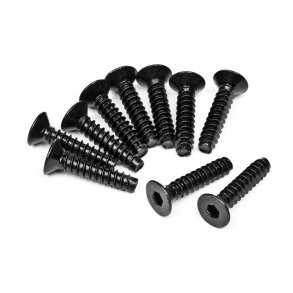 HPI 94632 TP. FLAT HEAD SCREW M4x18mm (HEX SOCKET/10pcs) 2.5mm Hex Soc HPI