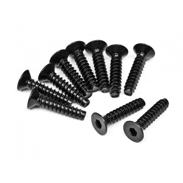 HPI 94632 TP. FLAT HEAD SCREW M4x18mm (HEX SOCKET/10pcs) 2.5mm Hex Soc HPI