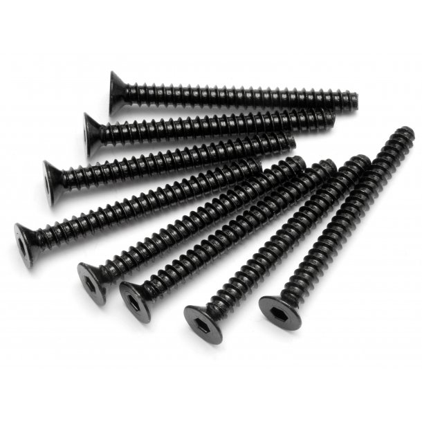 TP FLAT HEAD SCREW M4X40MM (HEX SOCKET/8PCS) 2.5MM HEX SOCKE HPI