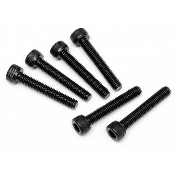CAP HEAD SCREW M5X30MM (6PCS) 4.0MM HEX SOCKET HPI