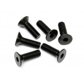 FLAT HEAD SCREW M5x16mm (HEX SOCKET/6pcs) 3.0mm Hex Socket HPI