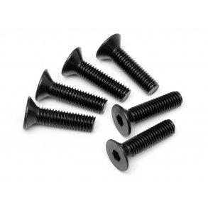 FLAT HEAD SCREW M5x20mm (HEX SOCKET/6pcs) 3.0mm Hex Socket HPI