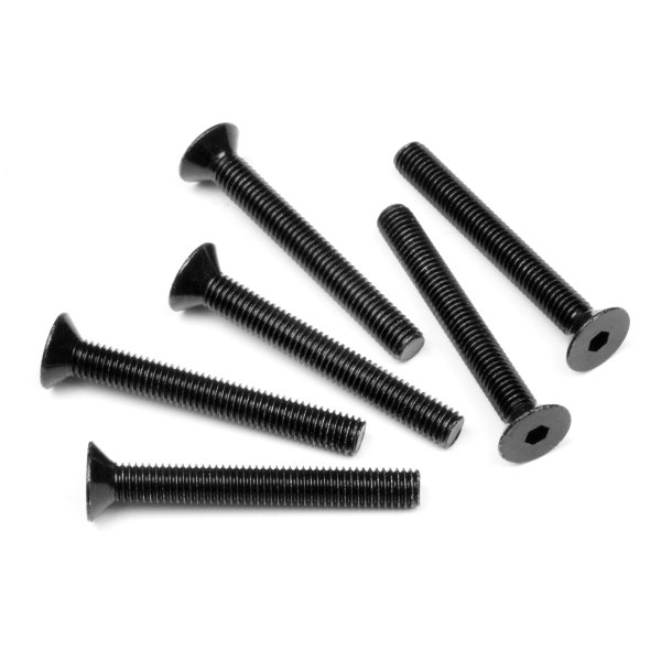 FLAT HEAD SCREW M5x40mm (HEX SOCKET/6pcs) HPI