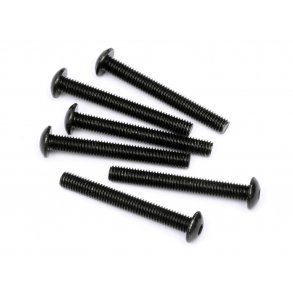 BUTTON HEAD SCREW M5x40mm (HEX SOCKET/6pcs) 3.0mm Hex Socket HPI