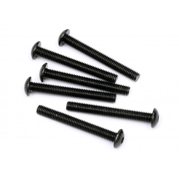 BUTTON HEAD SCREW M5x40mm (HEX SOCKET/6pcs) 3.0mm Hex Socket HPI