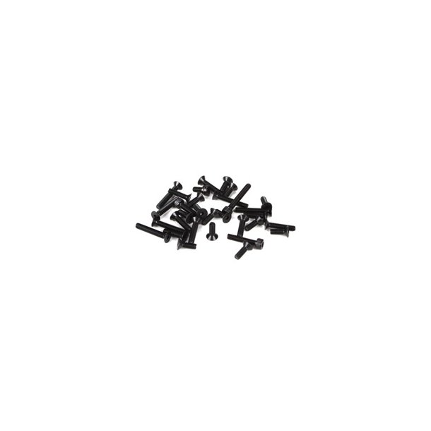 4mm FH & Cap Screw Asst. (32): 5TT LOSI