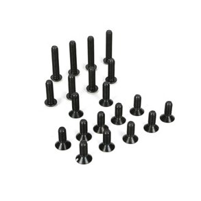 6mm BH & FH Screw Asst (20): 5TT LOSI