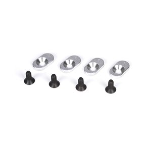 Engine Mount Inserts & Screws, 18.5/58 (4): 5T LOSI
