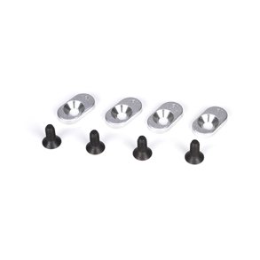 Engine Mount Inserts & Screws, 20T (4): 5TT LOSI