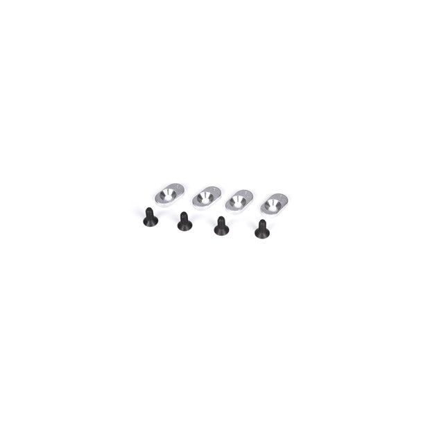 Engine Mount Inserts & Screws, 20T (4): 5TT LOSI