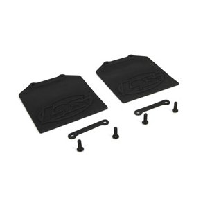 Mud Flap & Retainer Set (2): 5TT LOSI