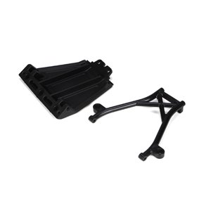 Front Skid Plate,Bumper Brace & Spacers: 5TT LOSI