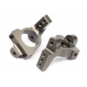 Aluminum Front Spindle Carrier Set (10 D HPI