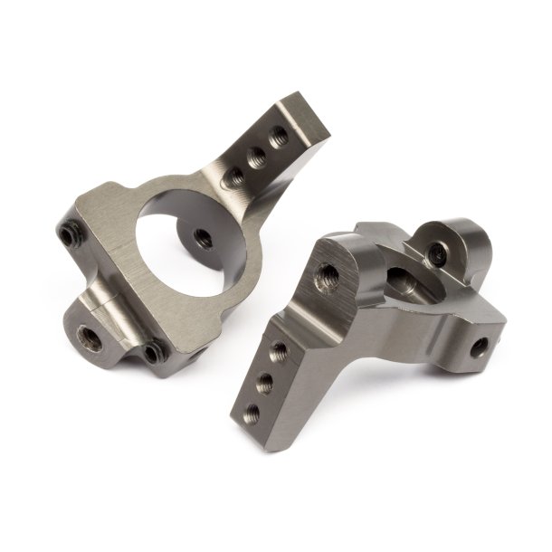 Aluminum Front Spindle Carrier Set (10 D HPI