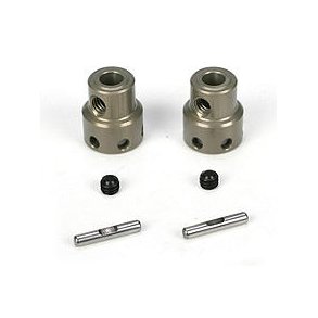 F/R Diff Pinion Coupler, Alum (2): 8B, 8T 2.0