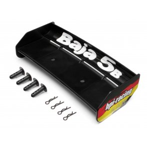 WING SET (BLACK/BAJA 5B) HPI