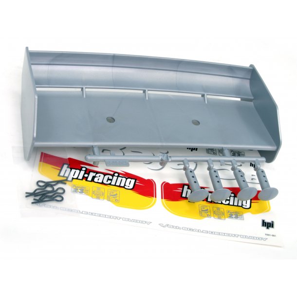 WING SET (SILVER/BAJA 5B) HPI