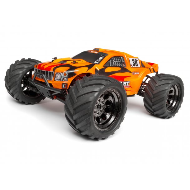 Trimmed and Painted Bullet Flux ST Body w/ HEX decals HPI