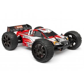 Clear Trophy Truggy Flux Bodyshell w/Window Masks and Decals HPI