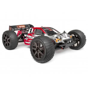 Clear Trophy Truggy Bodyshell w/Window Masks and Decals HPI