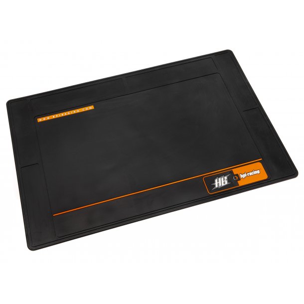 LARGE RUBBER HPI/HB RACING PIT MAT (BLACK) HPI