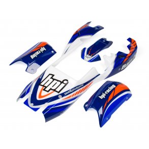 BAJA 5B BUGGY PAINTED BODY (BLUE/WHITE/RED) HPI