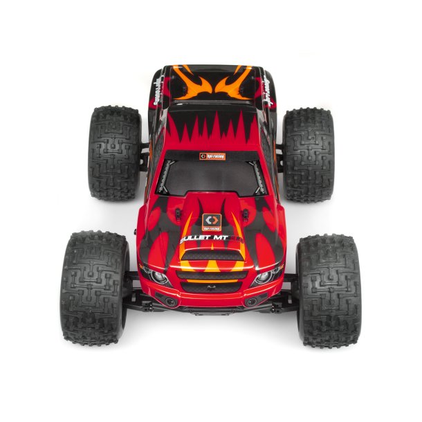 Bullet MT Clear body with Nitro/Flux Decal sheets (Hex) HPI
