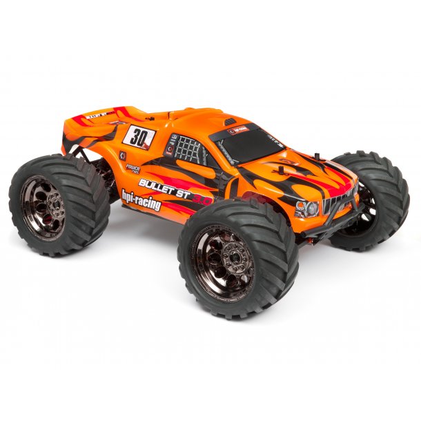 Bullet ST Clear body with Nitro/Flux Decal sheets (Hex) HPI