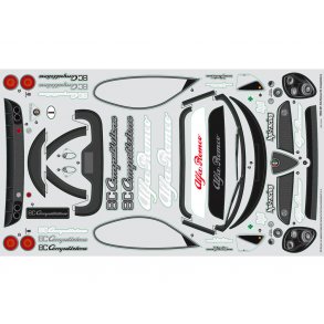 ALFA ROMEO 8C COMPETIZIONE BODY (200mm) HPI
