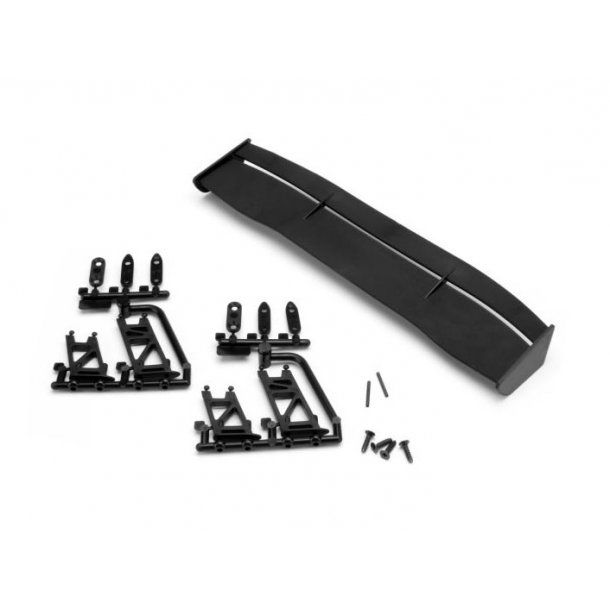 HPI 30093 GT WING SET (TYPE E / 10th SCALE / BLACK) HPI