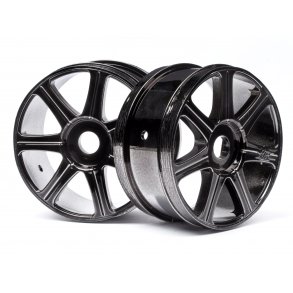 HB EDGE Wheel (Black Chrome/2pcs) HPI
