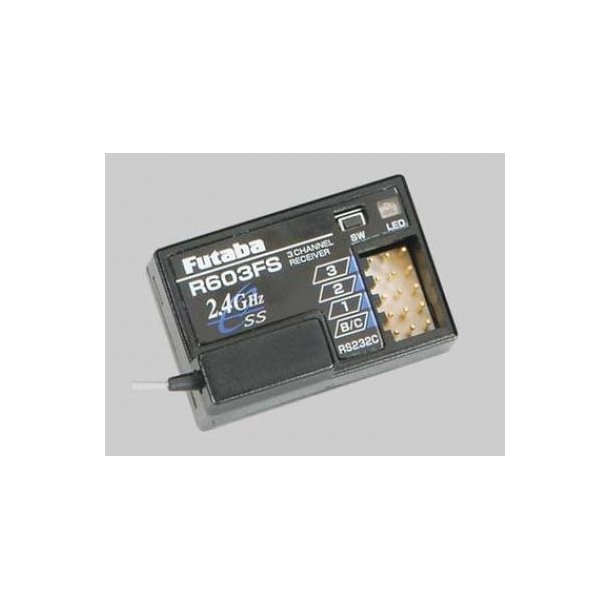 Futaba R603 FS modtager FASST 