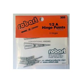 Stifthngsler 1/2 A 6 stk. ROBART