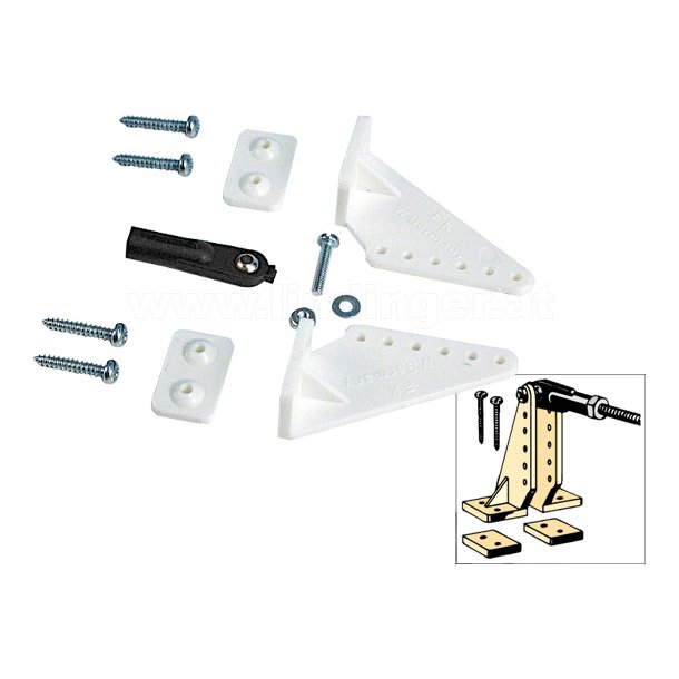 Dobbelt rorhorn med Kugle link KAVAN