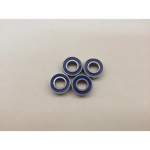 Kuglelejer 5x10x4mm rubber shields 4stk