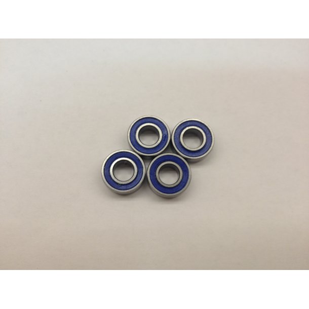 Kuglelejer 5x13x4mm rubber shields 4stk