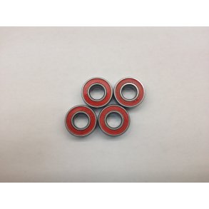 Kuglelejer 10x15x4mm rubber shields 4stk